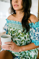 Close-up of the Winnie Top by Sundara – featuring soft cotton fabric and intricate hand-block printed details